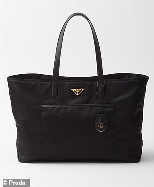 The trendy bag resembles this version from Prada, which costs $3,250