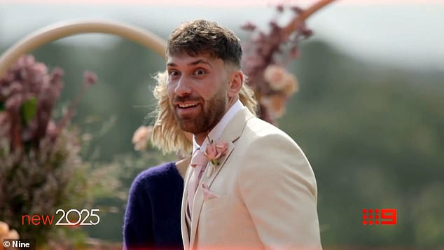 An industry insider told Yahoo Lifestyle that producers are desperate to prevent the show's dramatic storylines from leaking. In the photo: a groom about the 2025 season