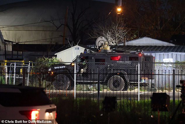 Police and FBI forcibly descended on Jabbar's home in a trailer park in north Houston's Rushwood neighborhood