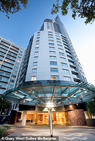 The Quay West hotel in Melbourne's South Bank is where the Australian cricket team stayed during the Boxing Day Test