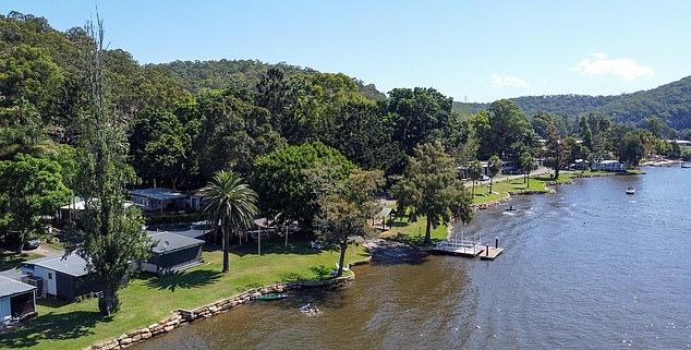 A Sydney couple rented a house in a ski park in Wisemans Ferry for $15,000 (pictured, a holiday park in Wisemans Ferry)