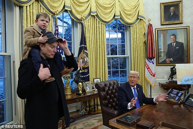 Donald Trump Mesmerized By Elon Musk's Son X As Four-year-old Steals