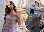 Farmer Wants A Wife star Miranda Chopping shows off her huge diamond engagement ring after romantic Paris proposal