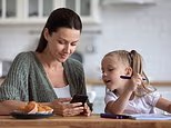 Scrolling on your phone in front of a child is worse for his brain than giving him a screen, study finds