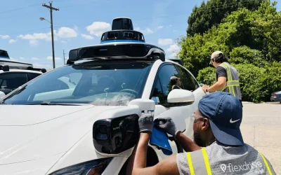 They were Lyft drivers. Now they are cleaning up Waymos.