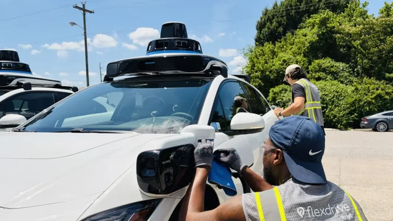 They were Lyft drivers. Now they are cleaning up Waymos.