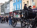 Mother of one of five teenagers killed in Irish motorway crash apologizes at his funeral to injured family hit by vehicle he was driving