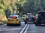Man, 19, dies and woman in her 70s seriously injured after black Audi collides with white Ford Puma following six-minute police chase