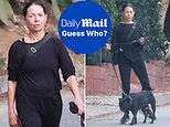 Actress best known for her work in late '80s films and her marriage to a famous heartthrob is seen enjoying a rare outing in LA...can you guess who?