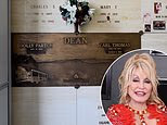 Dolly Parton's final resting place next to devoted husband Carl Dean revealed... as crowds of grieving fans gather to say goodbye to the Queen of Country