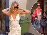 Millie Mackintosh shares a hilarious video of herself in full glam and taking out the rubbish as she adjusts to life as a single mum after splitting from husband Hugo Taylor