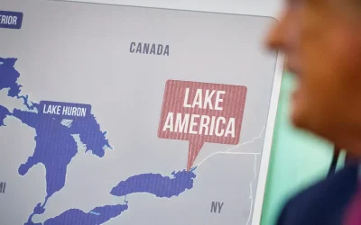 The internet has gone into full meme mode over Trump's name change to Lake Ontario