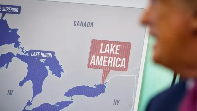 The internet has gone into full meme mode over Trump's name change to Lake Ontario