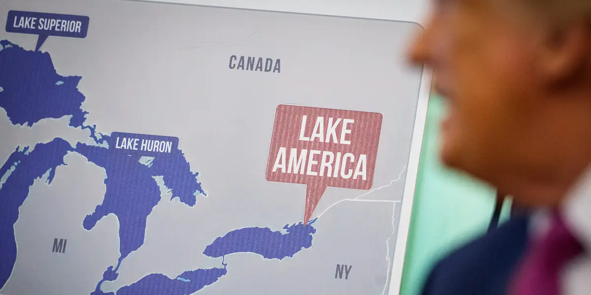 The internet has gone into full meme mode over Trump's name change to Lake Ontario