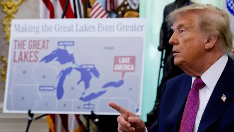 All the places Trump renamed during his second presidency, from bodies of water to military buildings