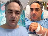 Radio star Michael 'Wippa' Wipfli was rushed to hospital after suffering a horrific wound in a DIY accident