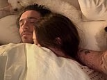 Brooklyn Beckham shares intimate snaps in bed with wife Nicola Peltz as dad David reminisces about 'perfect family dinner' during clan's luxury European holiday