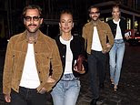 Olivia Attwood steps out arm in arm with boyfriend Pete Wicks as they reunite for a date night in Soho after officially launching the TOWIE star