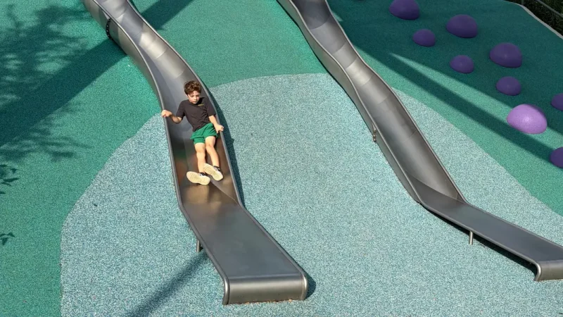 My kids, ages 6 and 9, loved the Obama Presidential Center playground. Here's what parents need to know before they go.
