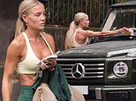 Love Island star Molly Smith returns to reality with a bang as she picks up a parking ticket after hitting the gym following a boozy 10-day Mallorca wedding to Tom Clare