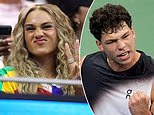 Loving girlfriend and soccer superstar Trinity Rodman cheers on boyfriend Ben Shelton during tough US Open test
