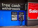 The 20 areas where the most money is being withdrawn - and the areas leaving it the fastest as machines disappear