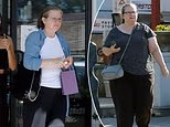 Bridget Fonda, 62, continues to show off her slim figure after a dramatic 100-pound weight loss