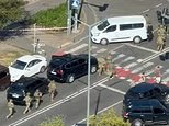 A firefight breaks out between two branches of the Ukrainian security services in Kiev
