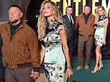 Guy Ritchie, 57, is proudly supported by his glamorous wife Jacqui Ainsley, 44, and son Rocco at the season two premiere of his drama The Gentlemen