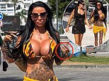 Katie Price wore wedding ring hours before dumping jailed husband Lee Andrews by text and made a stark statement on Instagram as she partied in Marbella
