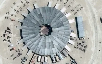 Burning Man 2026: Satellite images show Nevada desert turning into Black Rock City