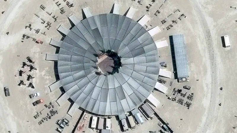Burning Man 2026: Satellite images show Nevada desert turning into Black Rock City