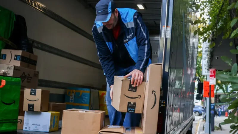 Amazon is rushing to deliver 9 out of 10 of its own U.S. packages