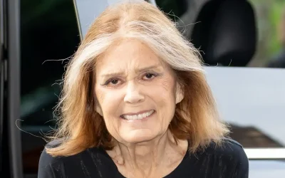 When asked about work-life balance, Gloria Steinem said she lived to work