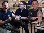 Ant McPartlin screams in horror as boyfriend Declan Donnelly tattoos him with a design created by a fan - and it includes a nod to their Newcastle roots