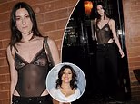 Daughter of one of Australia's most famous fashion designers - 'Queen of jeans' Bettina Liano - hits Sydney's social scene in a daring sheer top