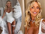 Annie Knight kicks off the bachelorette party with a very racy 'showgirl' look as she reveals she wants a 'tasteful' party: 'Nothing cringe-worthy or tacky'