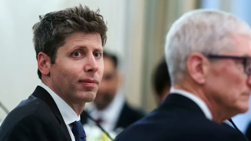 Sam Altman says he is 'a mega Apple fanboy' and thinks it's a shame that they are suing OpenAI