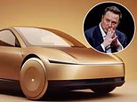 Elon Musk unveils bizarre new Tesla robotaxi with no steering wheel or pedals as self-driving cars clog America's streets