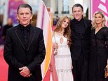 Ethan Hawke makes rare red carpet appearance with daughter Indiana, 15, and wife Ryan Shawhughes at the Deauville Film Festival in France