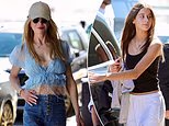 Nicole Kidman looks casually chic as she leaves Sydney with teenage daughter Faith after a whirlwind visit to the screening of Practical Magic 2