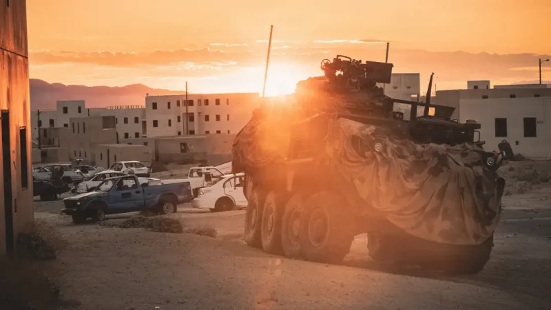 American soldiers stormed a desert city in preparation for a high-tech war against a top enemy. Here's how it went.