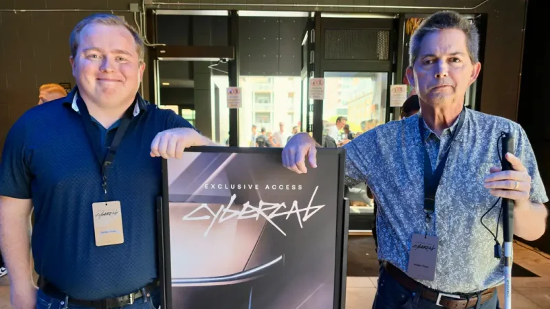 I lost my eyesight 5 years ago. Tesla's Cybercab gave me a glimpse of regaining my independence.