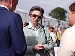 A royal rider! Hard-working Princess Anne attends Burghley Horse Trials after winning the European Championship title more than 50 years ago