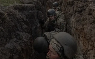 Ukraine's front lines are so dangerous that troops are incurring casualties just going in and out of their own trenches