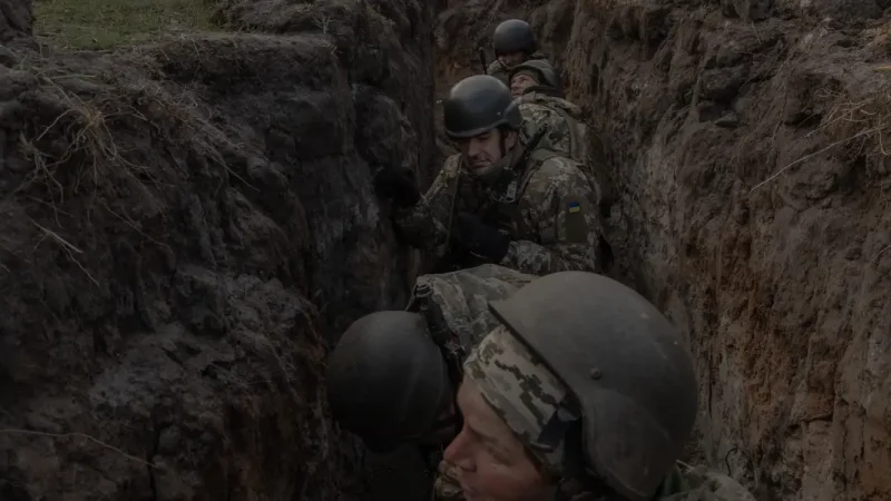 Ukraine's front lines are so dangerous that troops are incurring casualties just going in and out of their own trenches