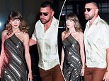 Taylor Swift and Travis Kelce show off wedding rings during a glamorous dinner, two months after tying the knot