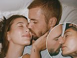 Justin and Hailey Bieber kiss passionately in candid cover and declare they're 'more in love than ever'... after exciting wedding photos