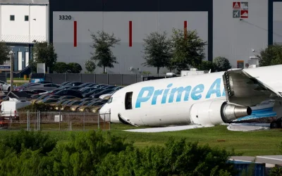 The Amazon cargo plane that crashed in Miami almost hit a parking lot full of Tesla Cybercabs