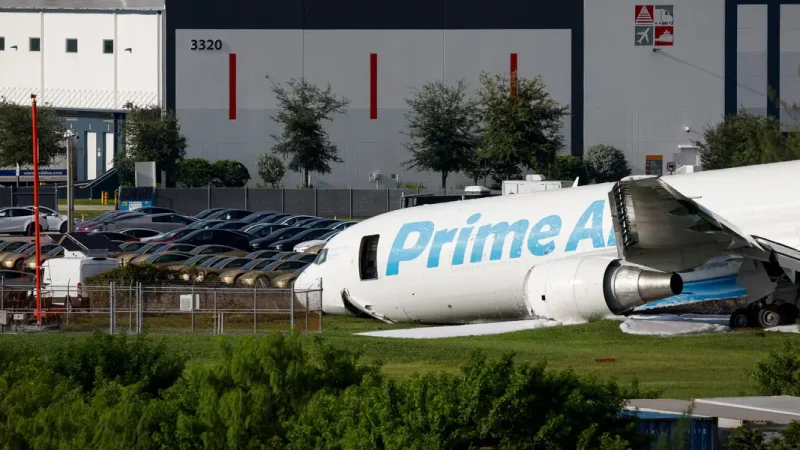 The Amazon cargo plane that crashed in Miami almost hit a parking lot full of Tesla Cybercabs